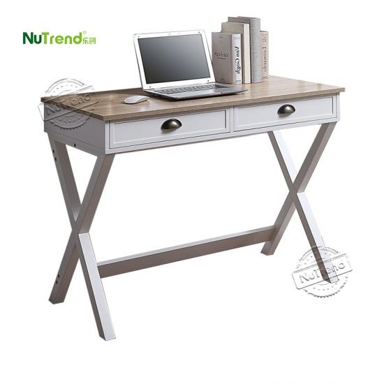  wholesalewhite modern eenvoudig houten bureau aan huis met opslag leverancier china